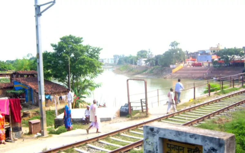 Punpun river near Patna